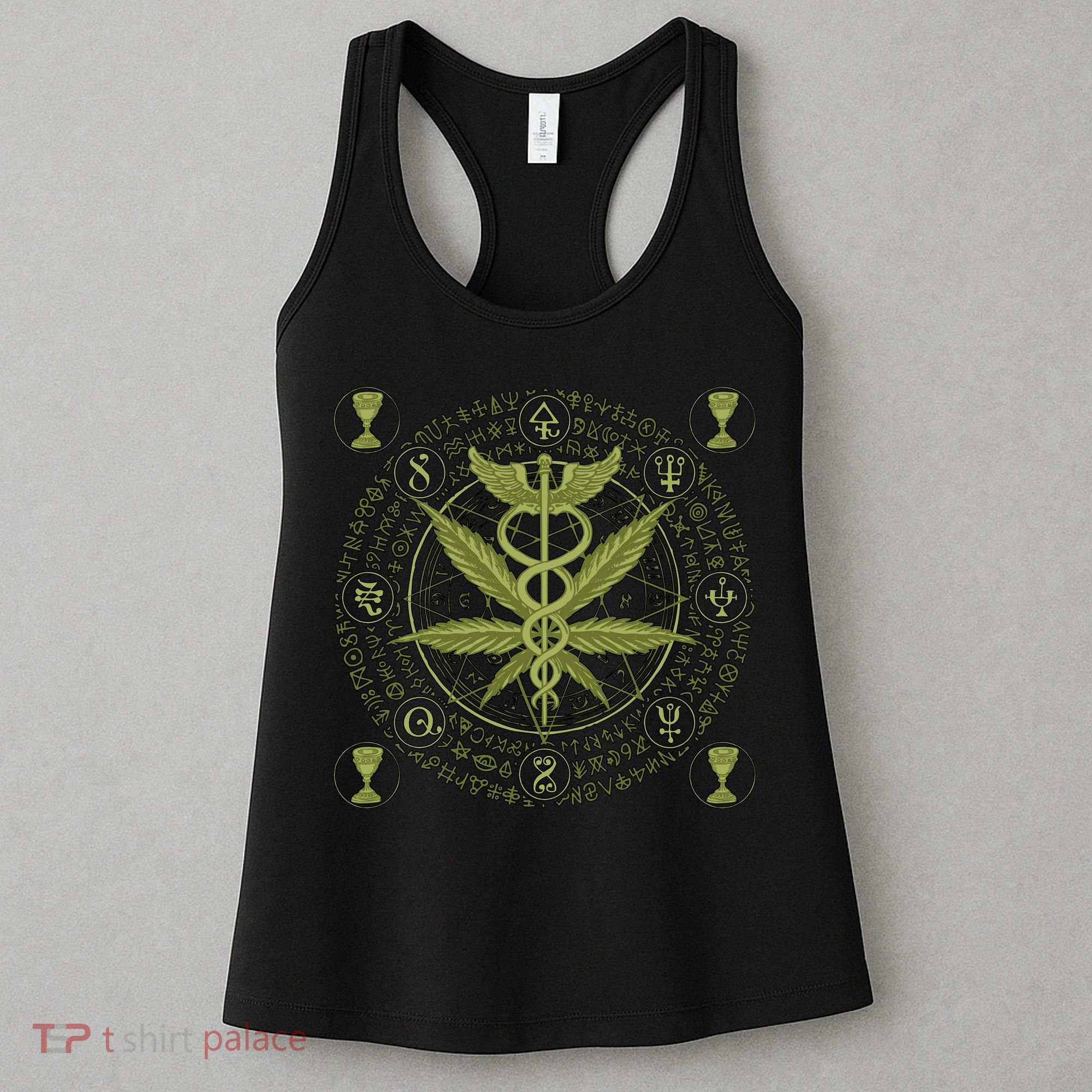 Medical Marijuana Alchemy Circle Women's Tank Top