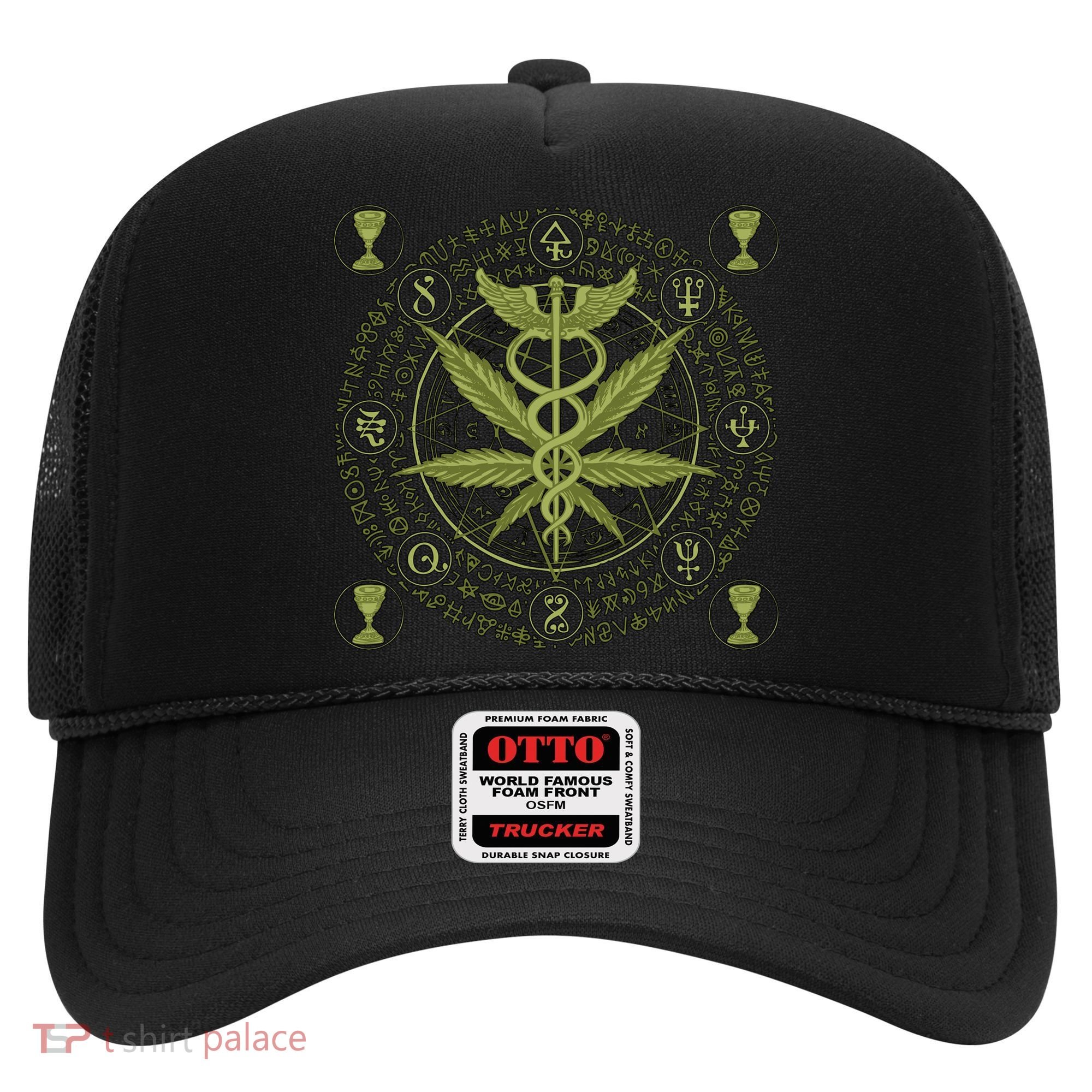 Medical Marijuana Alchemy Circle Hat