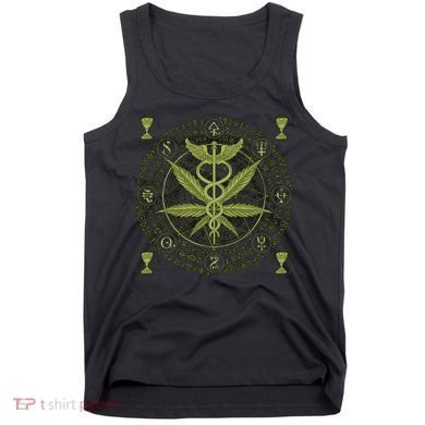 Medical Marijuana Alchemy Circle Tank Top