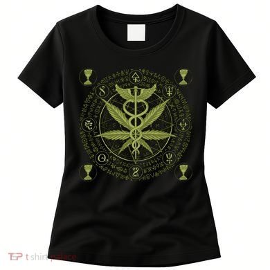 Medical Marijuana Alchemy Circle Women's T-Shirt