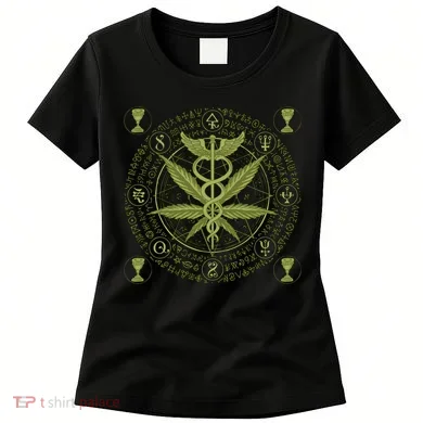 Medical Marijuana Alchemy Circle Women's T-Shirt
