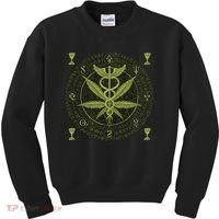 Medical Marijuana Alchemy Circle Kids Sweatshirt thumb 0