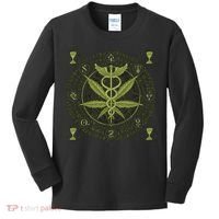 Medical Marijuana Alchemy Circle Kids Long Sleeve Shirt thumb 0