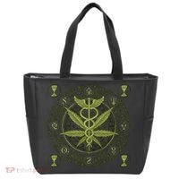 Medical Marijuana Alchemy Circle Tote Bag thumb 0