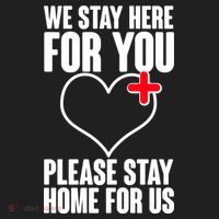 Medical Workers We Stay Here For You Tumbler thumb 3