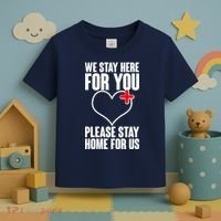 Medical Workers We Stay Here For You Toddler T-Shirt thumb 3