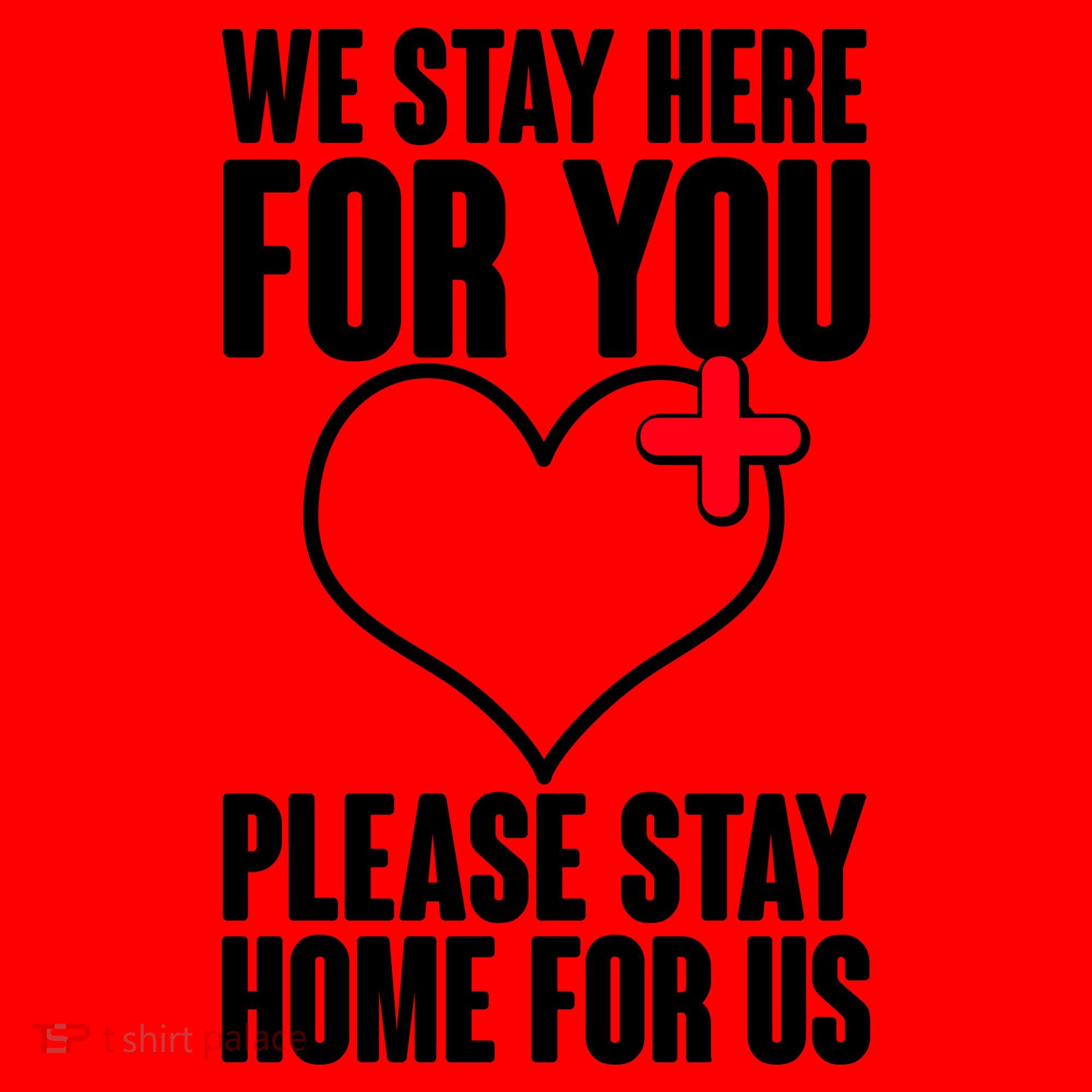 Medical Workers We Stay Here For You Santa Hat