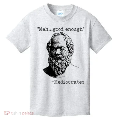 Mediocrates Meh Good Enough Kids T-Shirt