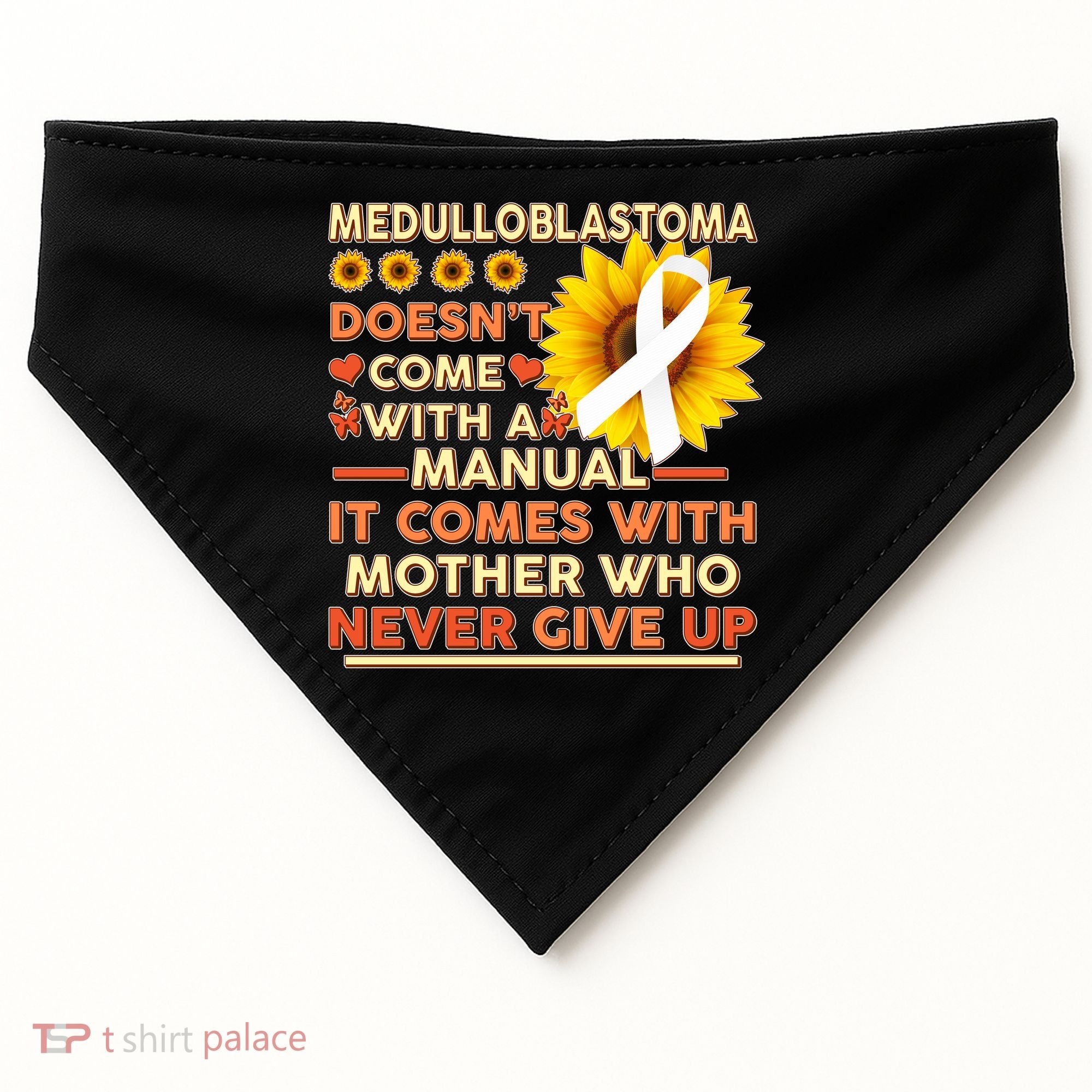 Medulloblastoma Awareness USA-Made Doggie Bandana