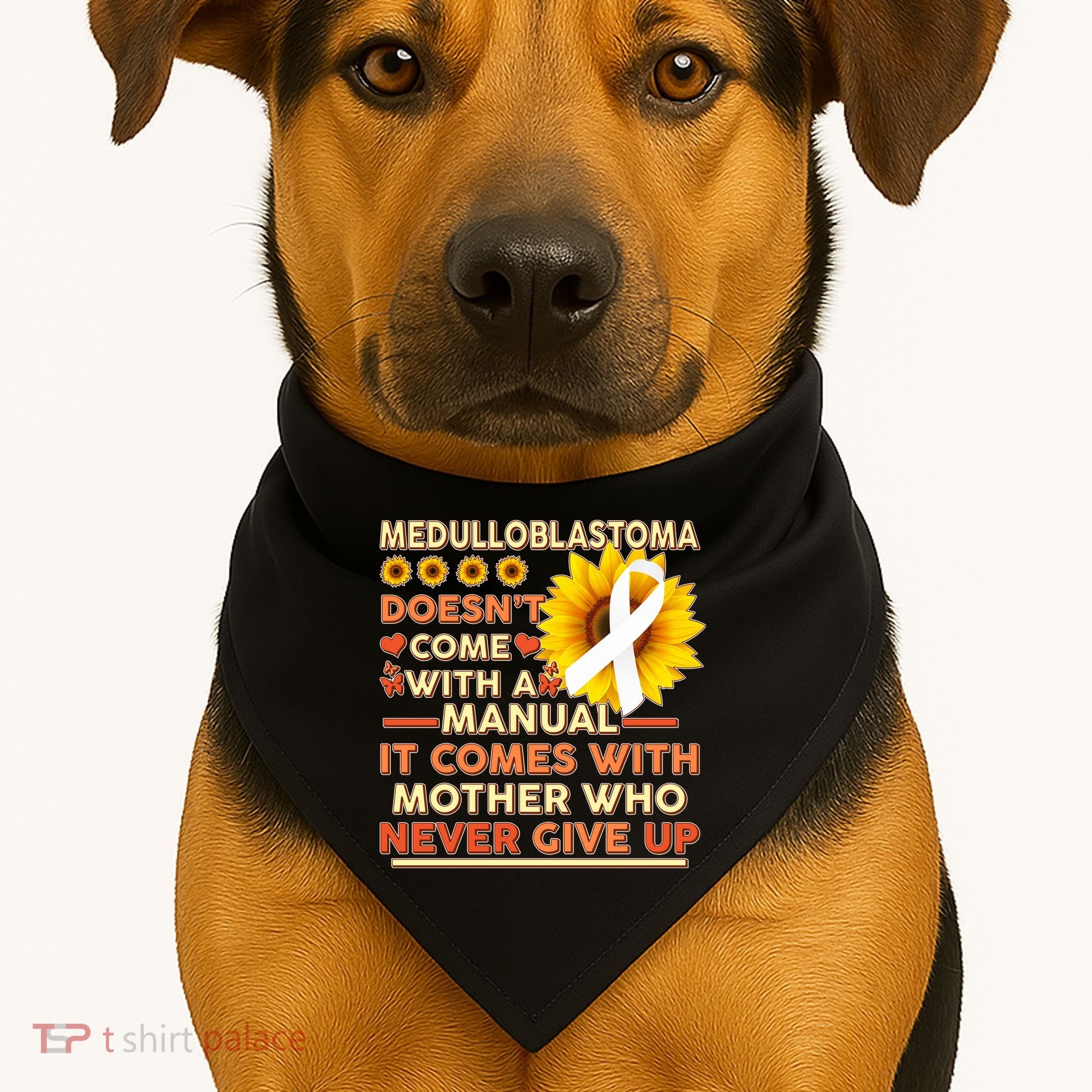 Medulloblastoma Awareness USA-Made Doggie Bandana