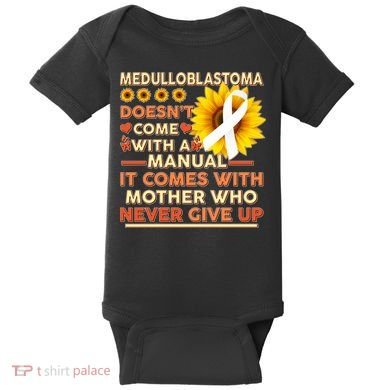 Medulloblastoma Awareness Baby Bodysuit