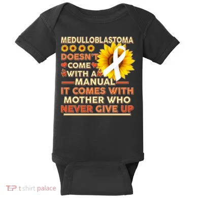 Medulloblastoma Awareness Baby Bodysuit