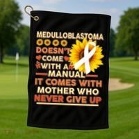 Medulloblastoma Awareness Golf Towel thumb 1