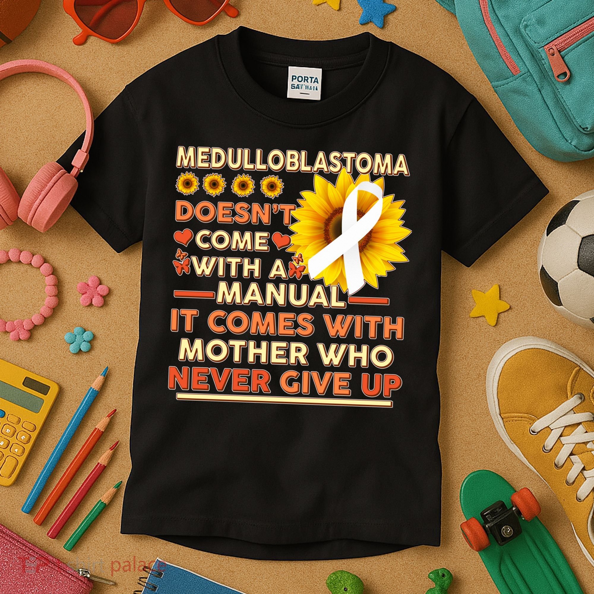 Medulloblastoma Awareness Kids T-Shirt