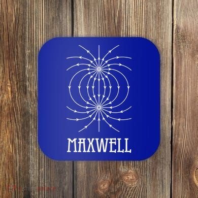 Maxwell Equations Electromagnetic Wave Physics Physicist Gift Coaster