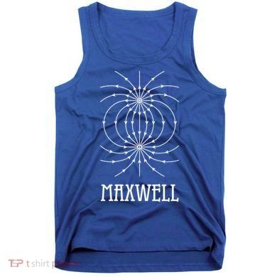 Maxwell Equations Electromagnetic Wave Physics Physicist Gift Tank Top