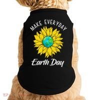 Make Everyday Earth Day Sunflower Doggie Tank thumb 0