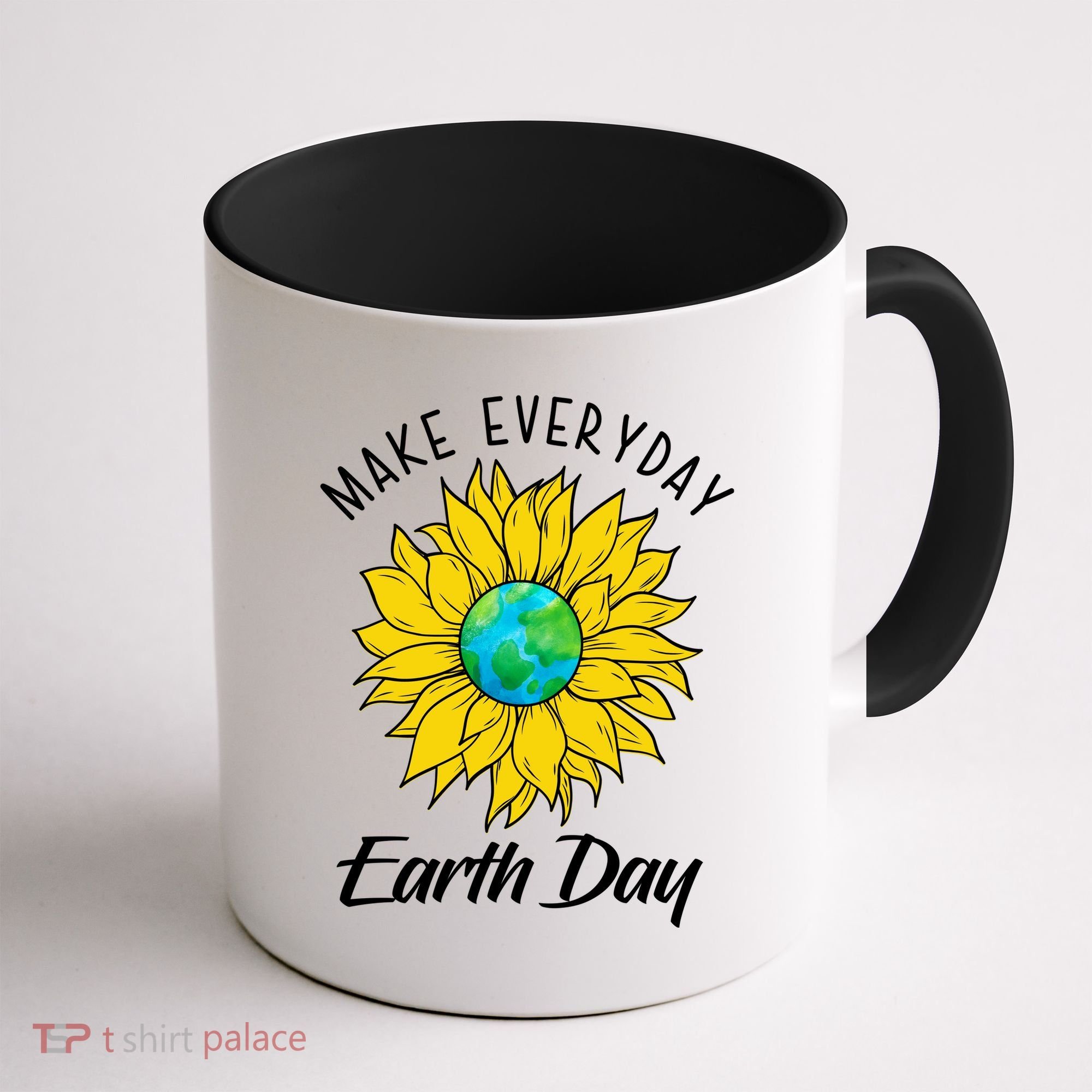 Make Everyday Earth Day Sunflower Coffee Mug