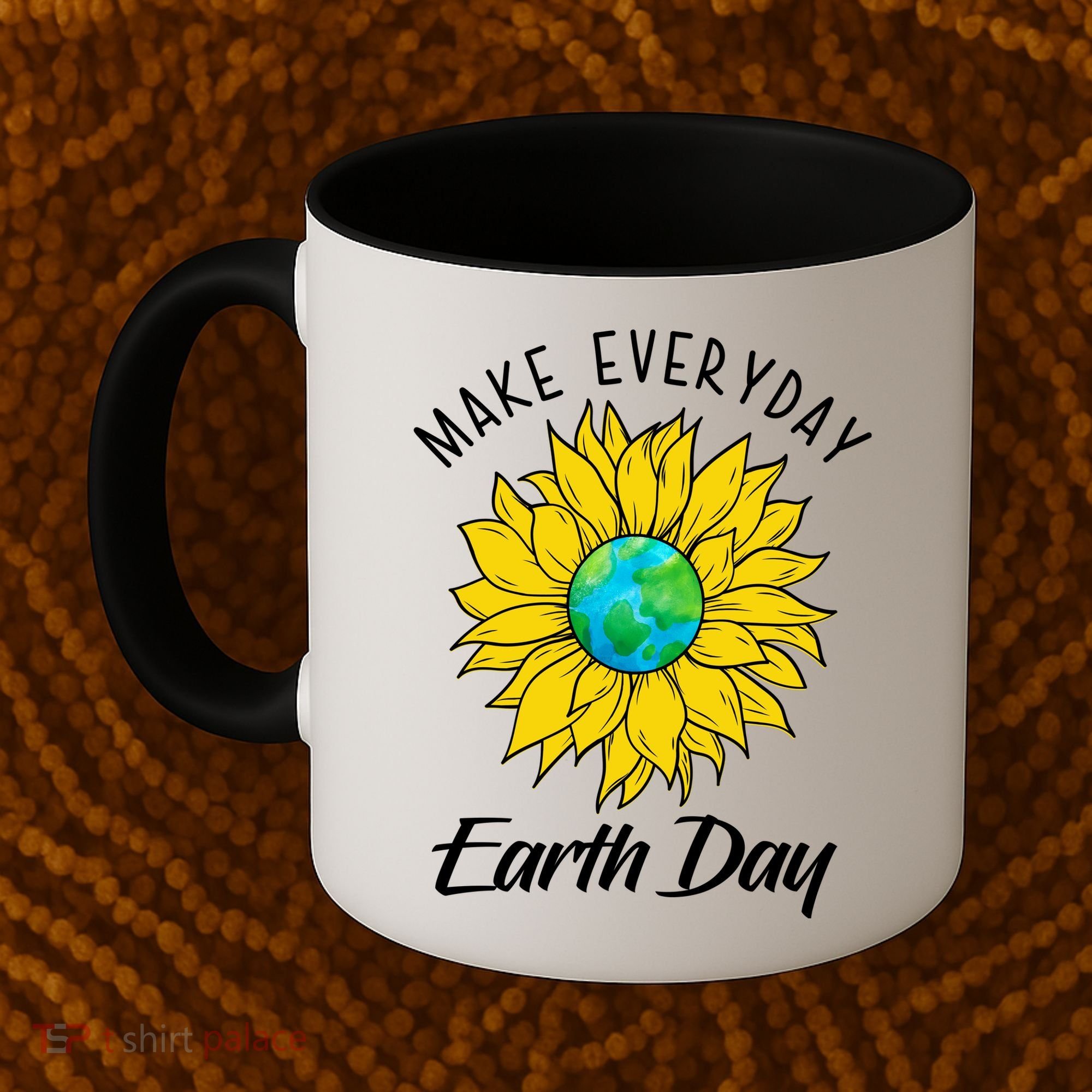 Make Everyday Earth Day Sunflower Coffee Mug