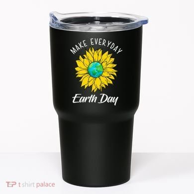 Make Everyday Earth Day Sunflower Tumbler
