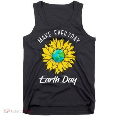 Make Everyday Earth Day Sunflower Tank Top
