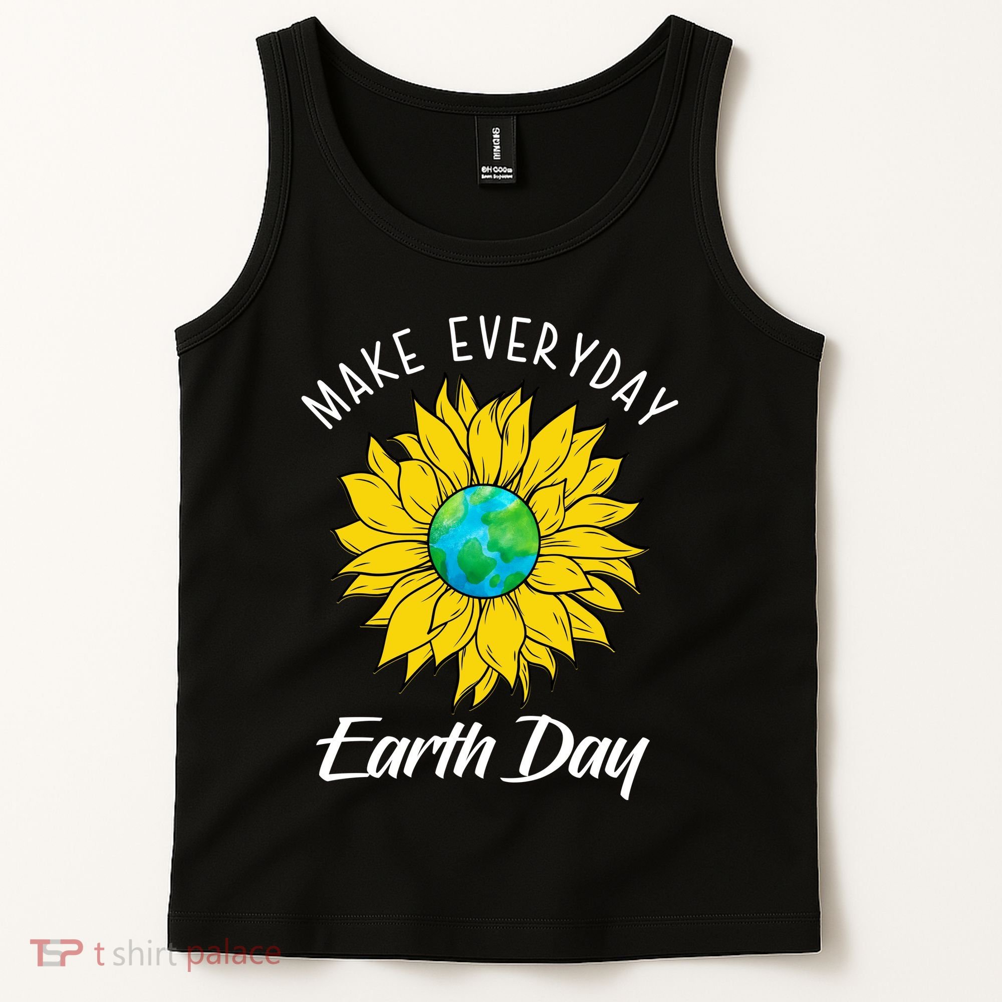 Make Everyday Earth Day Sunflower Tank Top