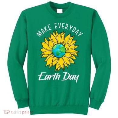 Make Everyday Earth Day Sunflower Sweatshirt