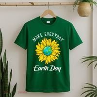 Make Everyday Earth Day Sunflower T-Shirt thumb 2