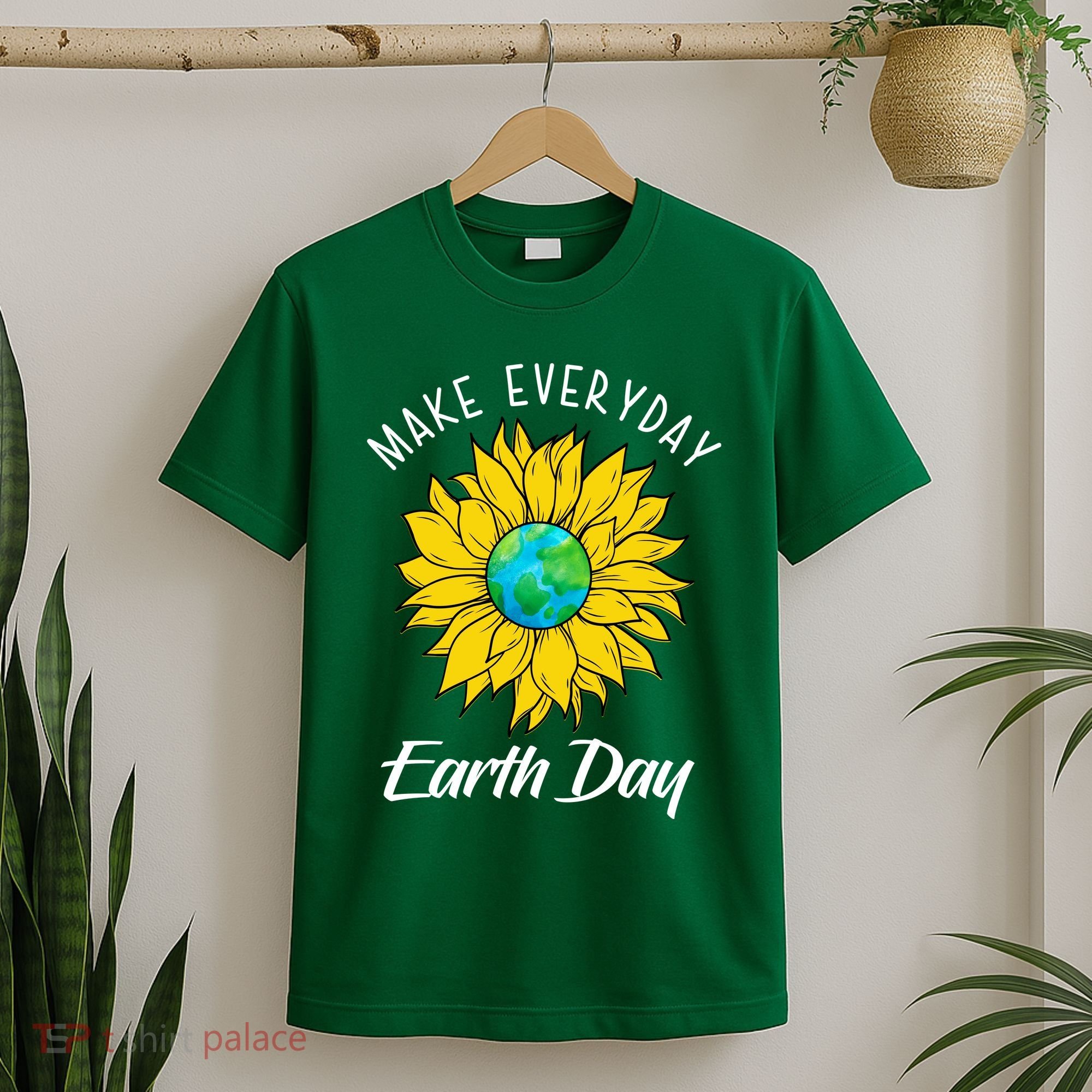 Make Everyday Earth Day Sunflower T-Shirt