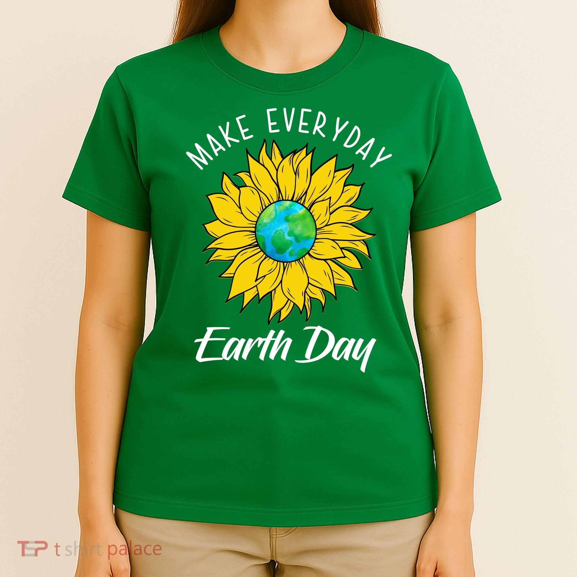 Make Everyday Earth Day Sunflower T-Shirt
