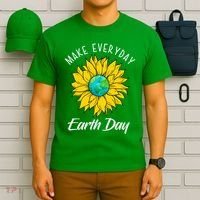 Make Everyday Earth Day Sunflower T-Shirt thumb 6