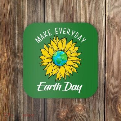 Make Everyday Earth Day Sunflower Coaster