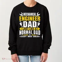 Mechanical Engineering Engineer Dad Just Like A Normal Dad Cool Gift Women's Sweatshirt thumb 0