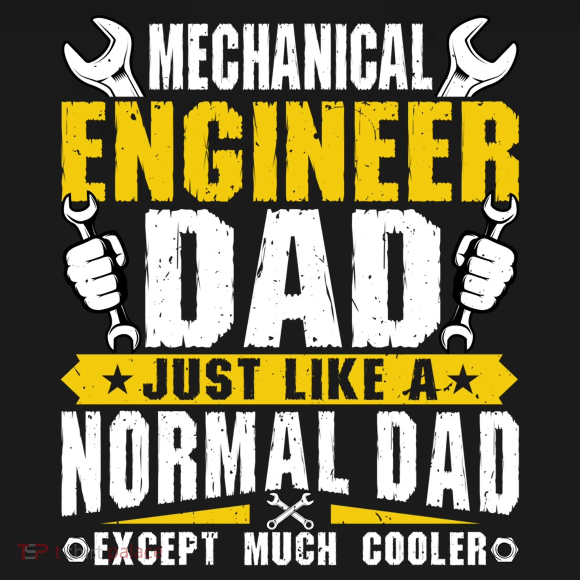 Mechanical Engineering Engineer Dad Just Like A Normal Dad Cool Gift Doggie Tank