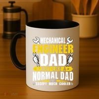 Mechanical Engineering Engineer Dad Just Like A Normal Dad Cool Gift Coffee Mug thumb 4