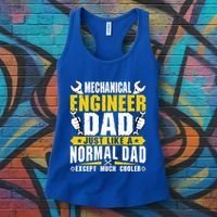 Mechanical Engineering Engineer Dad Just Like A Normal Dad Cool Gift Women's Tank Top thumb 3