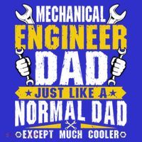 Mechanical Engineering Engineer Dad Just Like A Normal Dad Cool Gift Visor thumb 3
