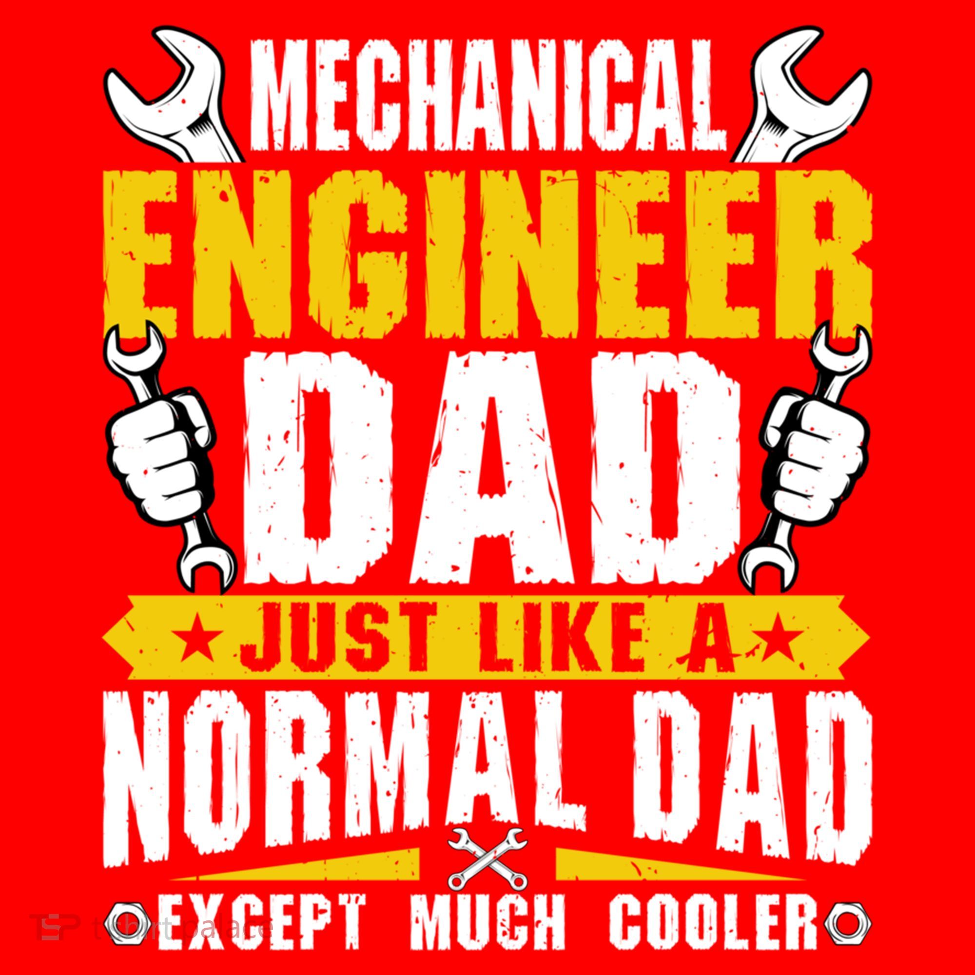 Mechanical Engineering Engineer Dad Just Like A Normal Dad Cool Gift Santa Hat