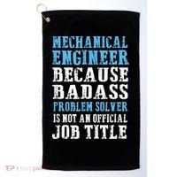 Mechanical Engineer Engineering Golf Towel thumb 0