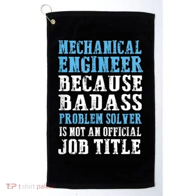 Mechanical Engineer Engineering Golf Towel