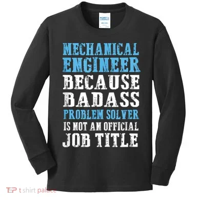 Mechanical Engineer Engineering Kids Long Sleeve Shirt