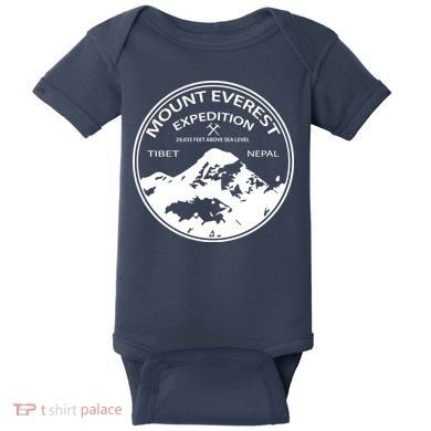 Mount Everest Expedition Baby Bodysuit