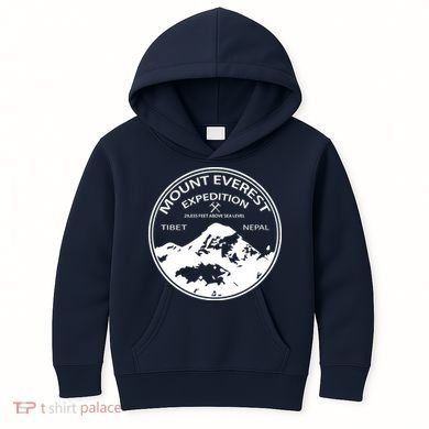 Mount Everest Expedition Kids Hoodie