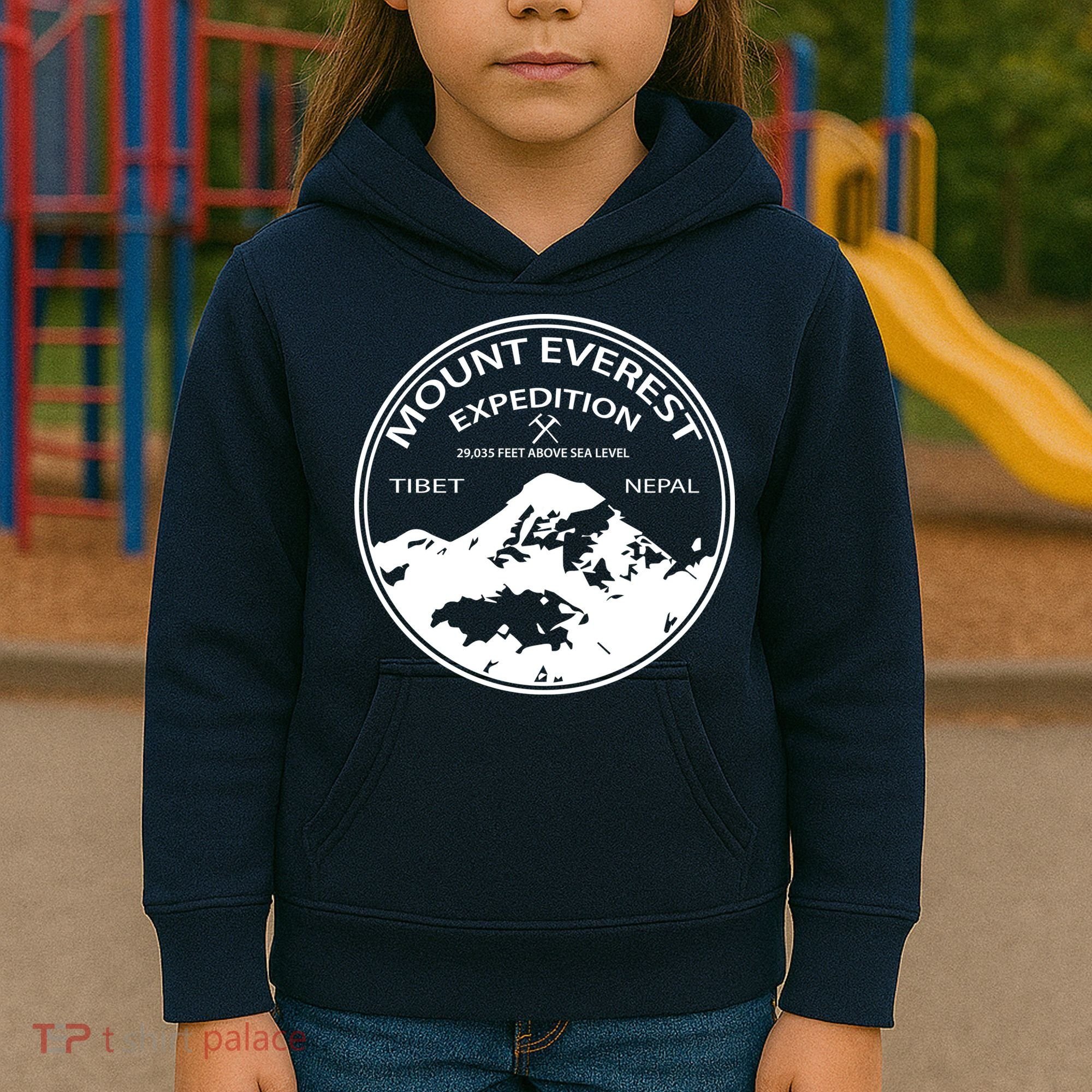 Mount Everest Expedition Kids Hoodie
