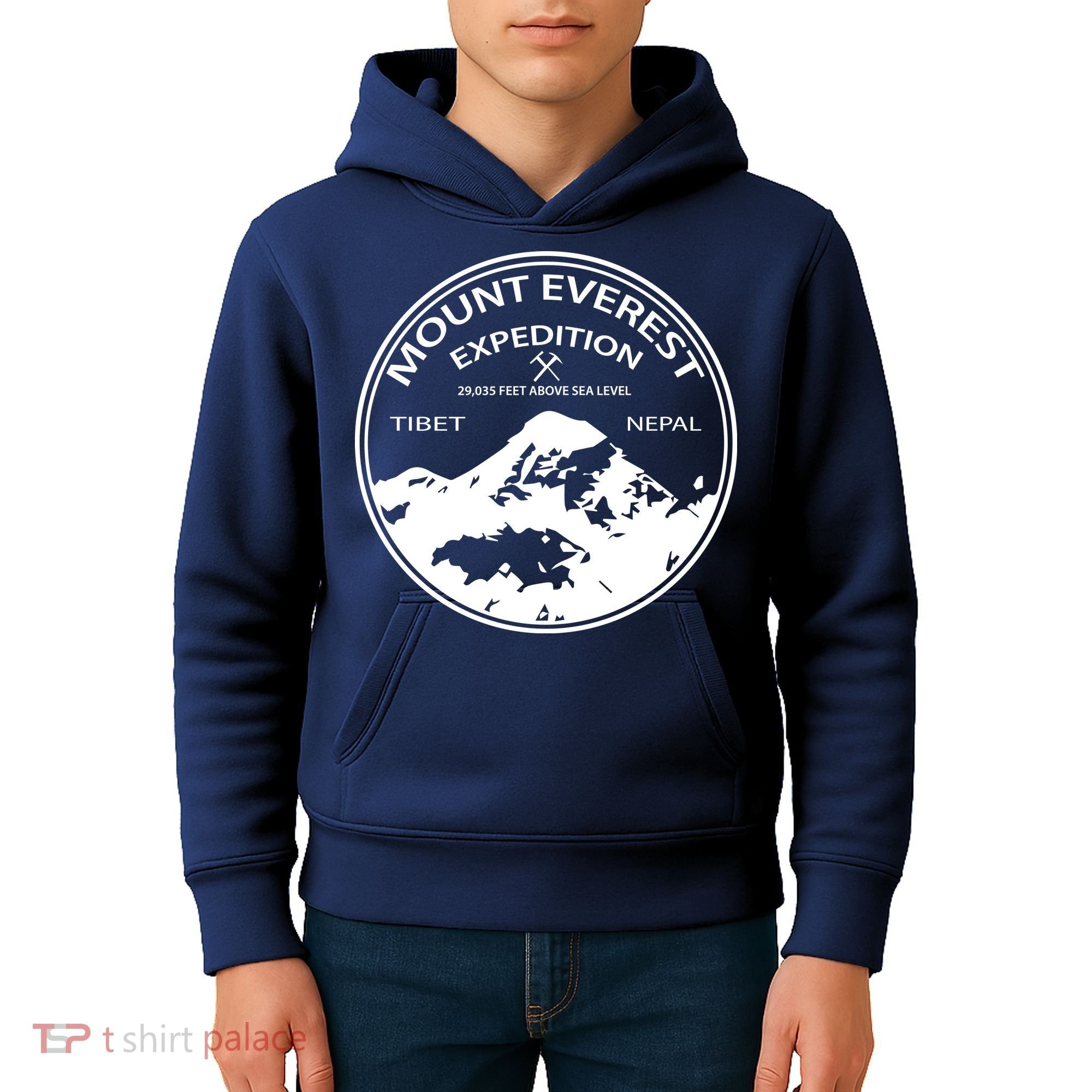 Mount Everest Expedition Kids Hoodie