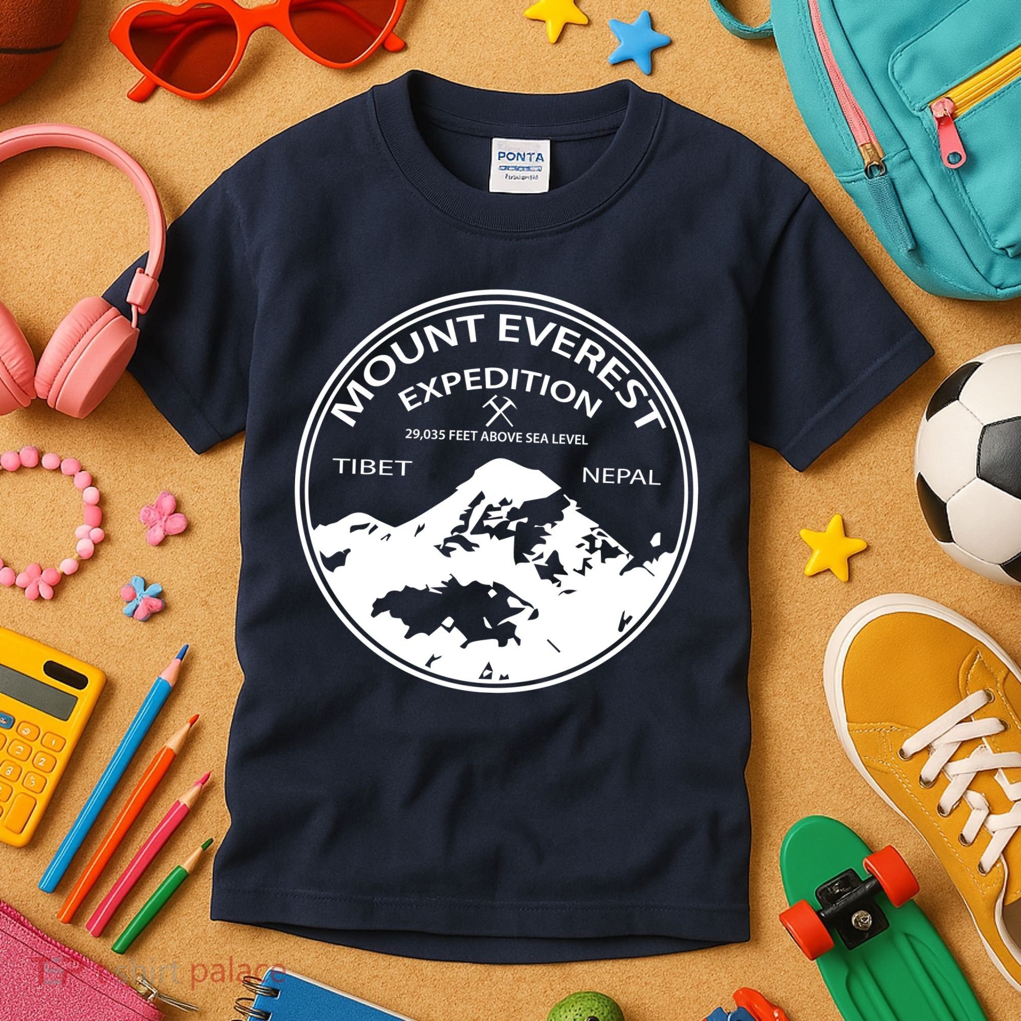 Mount Everest Expedition Kids T-Shirt