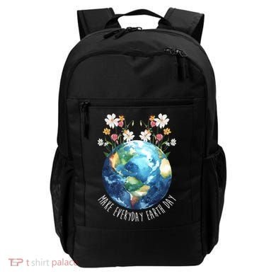 Make Everyday Earth Day Floral Globe Awareness Backpack