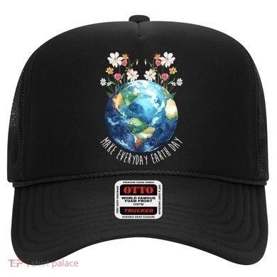 Make Everyday Earth Day Floral Globe Awareness Hat