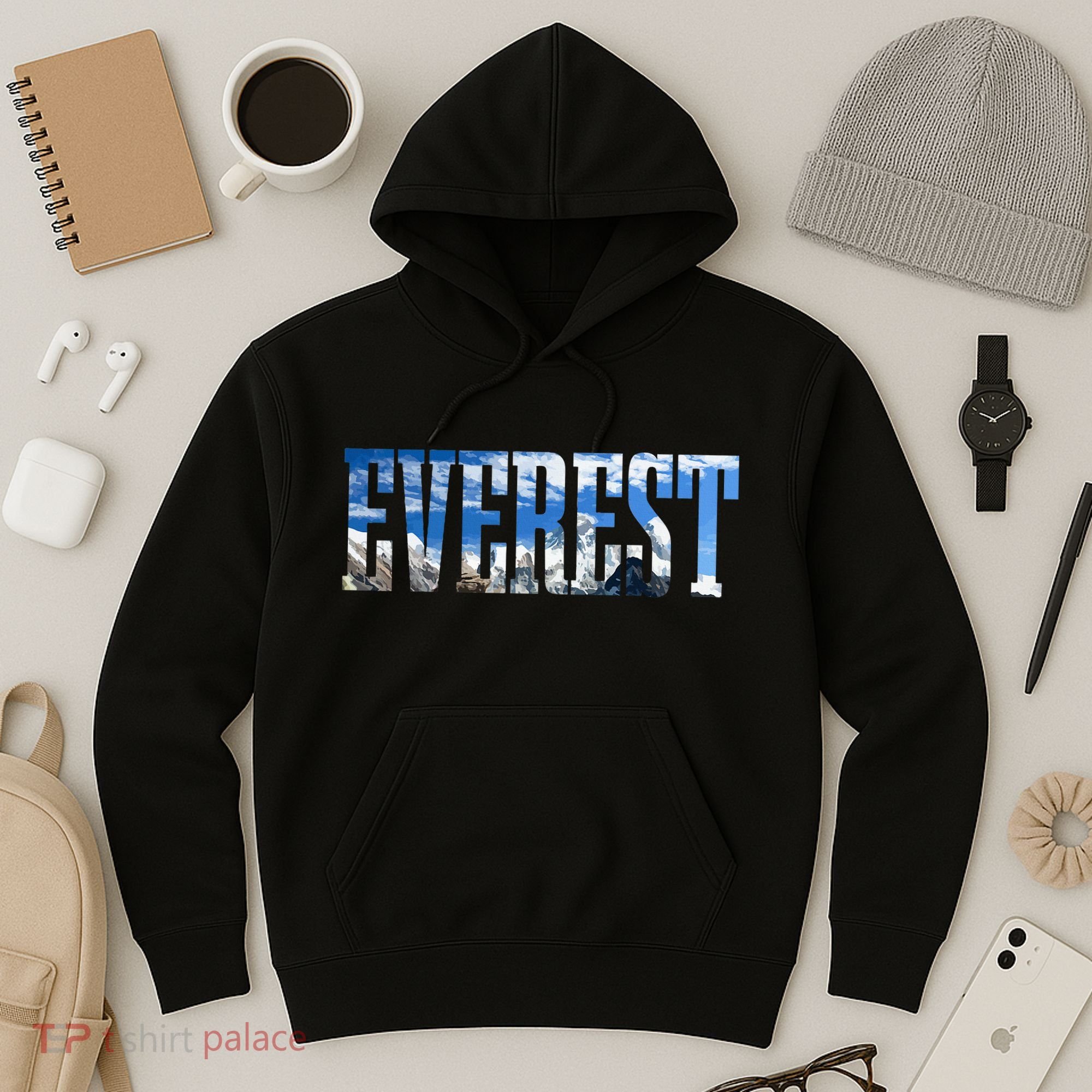 Mount Everest Expidition Mt Mountain Climbing Mountaineer Hoodie