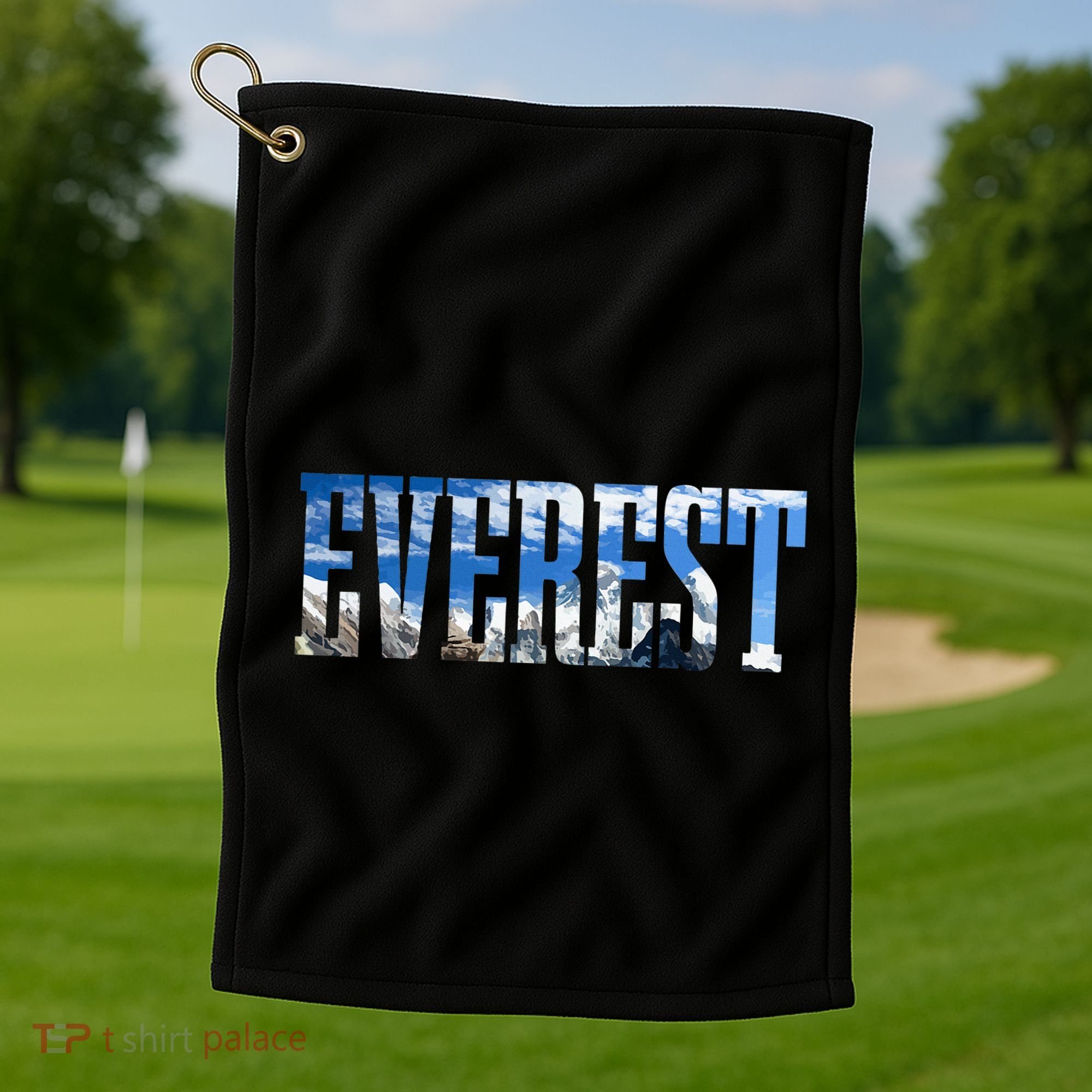 Mount Everest Expidition Mt Mountain Climbing Mountaineer Golf Towel